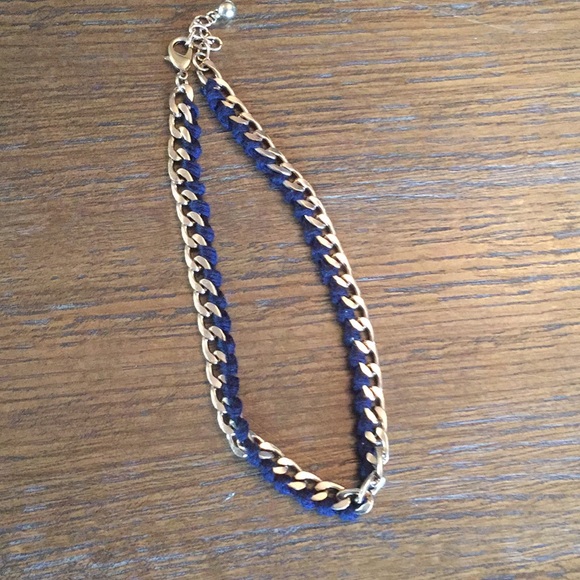 Navy& gold necklace 🥰 - Picture 2 of 2